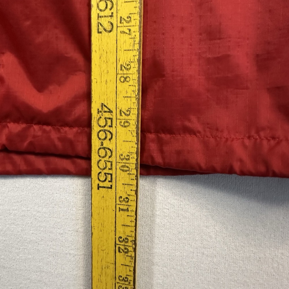 Sterns Dry Wear Jacket‎ Men's Medium Hooded Rain Jacket Waterproof Red *Flawed* - Picture 7 of 14